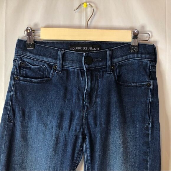 Express Jeans Mid Rise Leggings -> Express Jeans Mid Rise Leggings - Picture 3 of 12